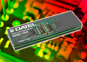 ADSQ-1410: DATEL Quad Sampling A/D converter combines low noise and excellent dynamic performance for a wide range of image processing applications